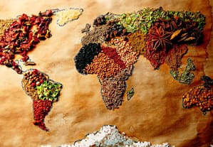 foods of the world map