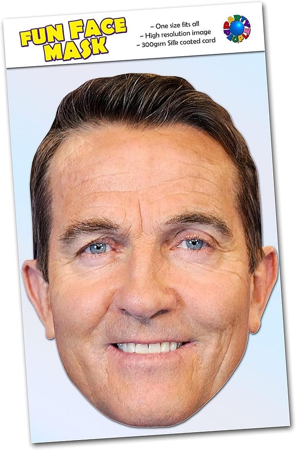 bradley walsh face mask